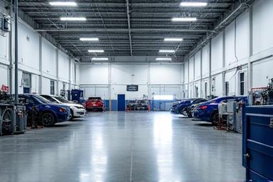Sterling Auto Detailing workshop interior